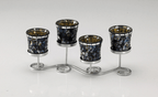 Luminosity Designs - Forget - Me - Not Mosaic 5 Candle Holder - Luminosity Designs Ltd