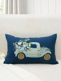 Luminosity Designs - Forget me not truck Cushion - Luminosity Designs Ltd
