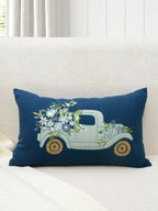 Luminosity Designs - Forget me not truck Cushion - Luminosity Designs Ltd