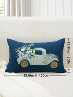 Luminosity Designs - Forget me not truck Cushion - Luminosity Designs Ltd
