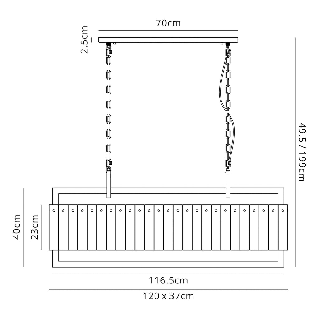 Luminosity Designs - Fortress Bar Light - Luminosity Designs Ltd