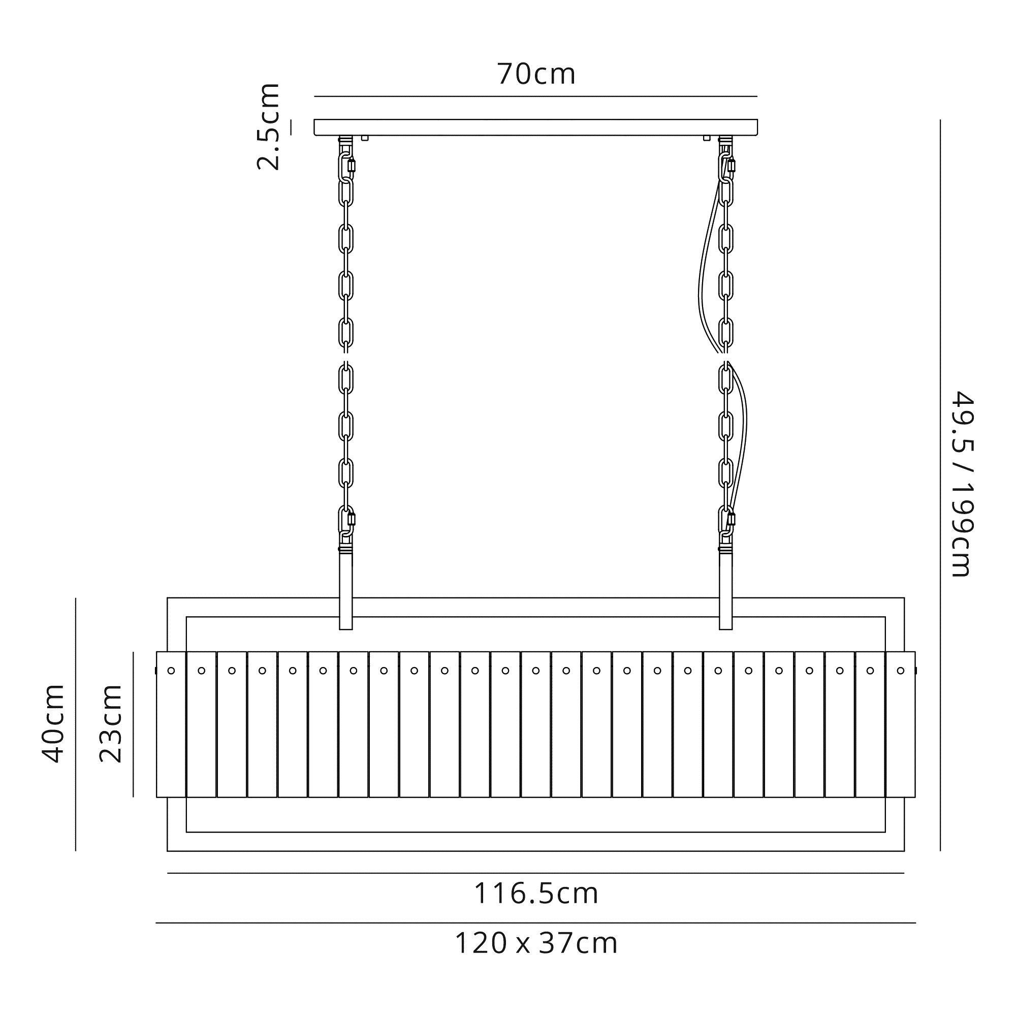 Luminosity Designs - Fortress Bar Light - Luminosity Designs Ltd