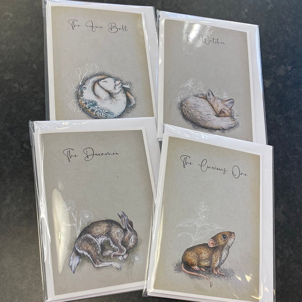 DP Art - Furry Friends Card by DP Art - 4 Designs - Luminosity Designs Ltd