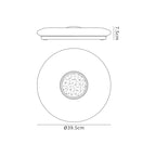 Luminosity Designs - Galea Colour Switchable Crystal Bulkhead - Luminosity Designs Ltd