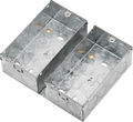 Knightsbridge - Galvanised Steel Back Boxes - Luminosity Designs Ltd