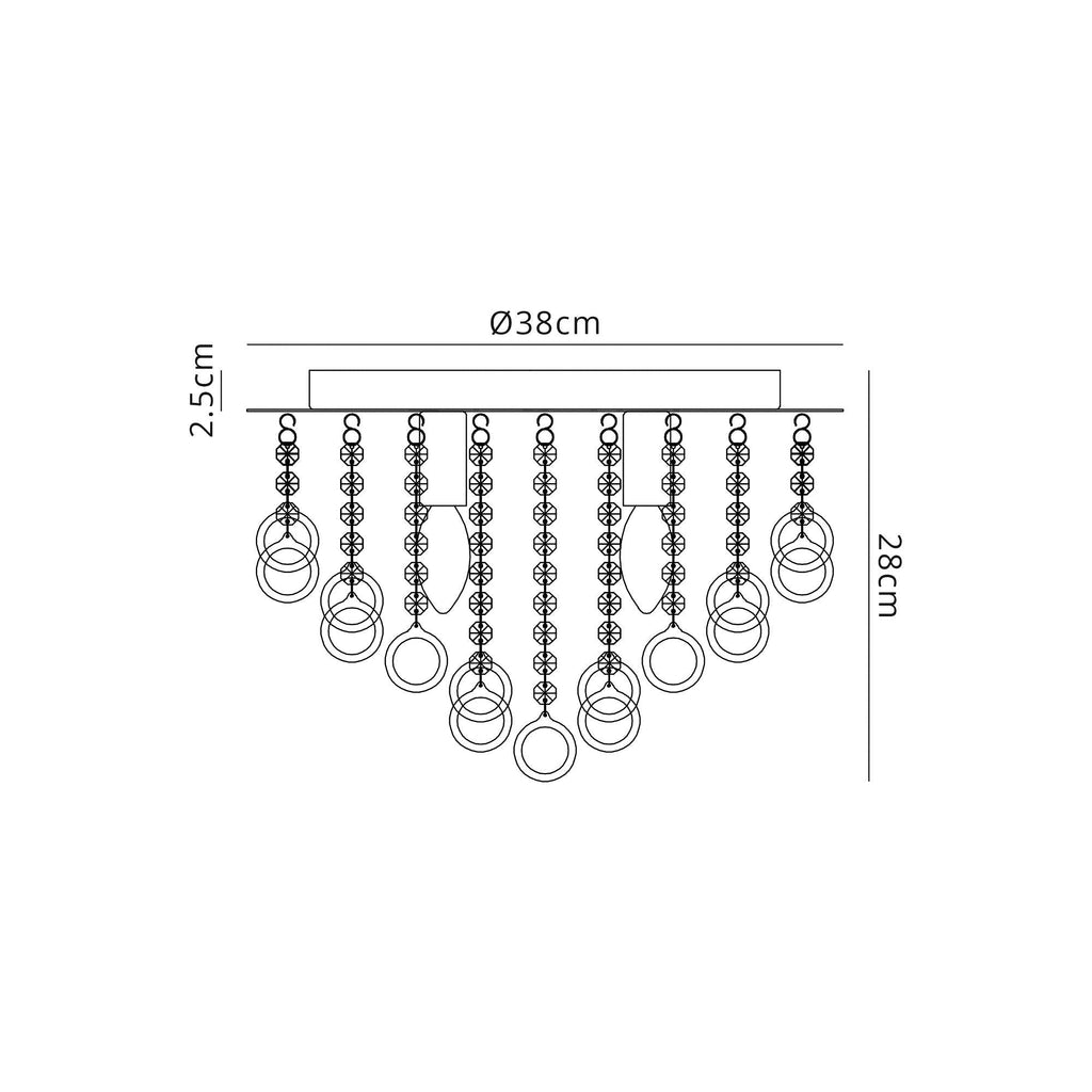 Luminosity Designs - Gem Chandelier Light - Luminosity Designs Ltd