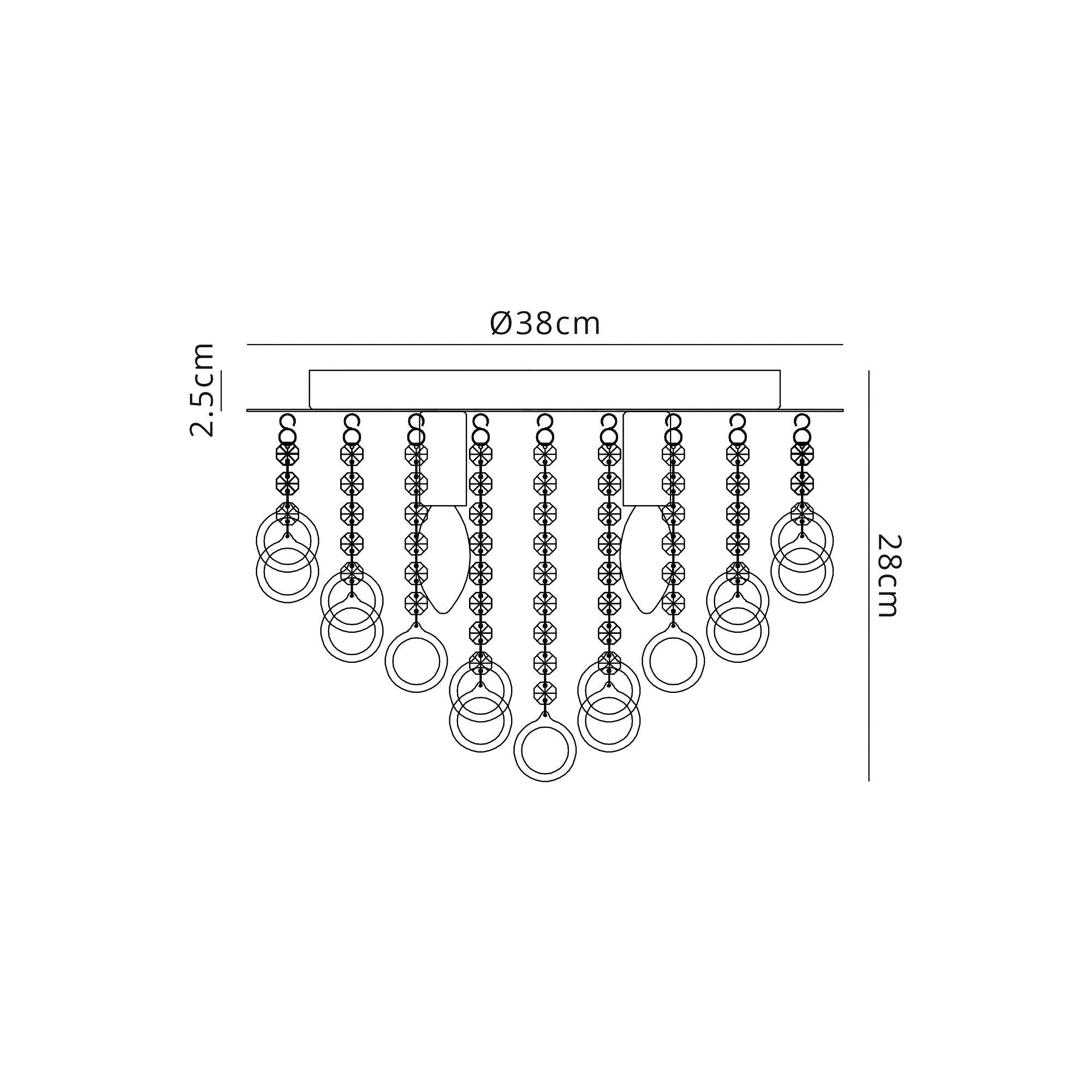 Luminosity Designs - Gem Chandelier Light - Luminosity Designs Ltd