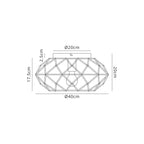 Luminosity Designs - Gilt Flush Ceiling Light - Luminosity Designs Ltd