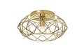 Luminosity Designs - Gilt Flush Ceiling Light - Luminosity Designs Ltd