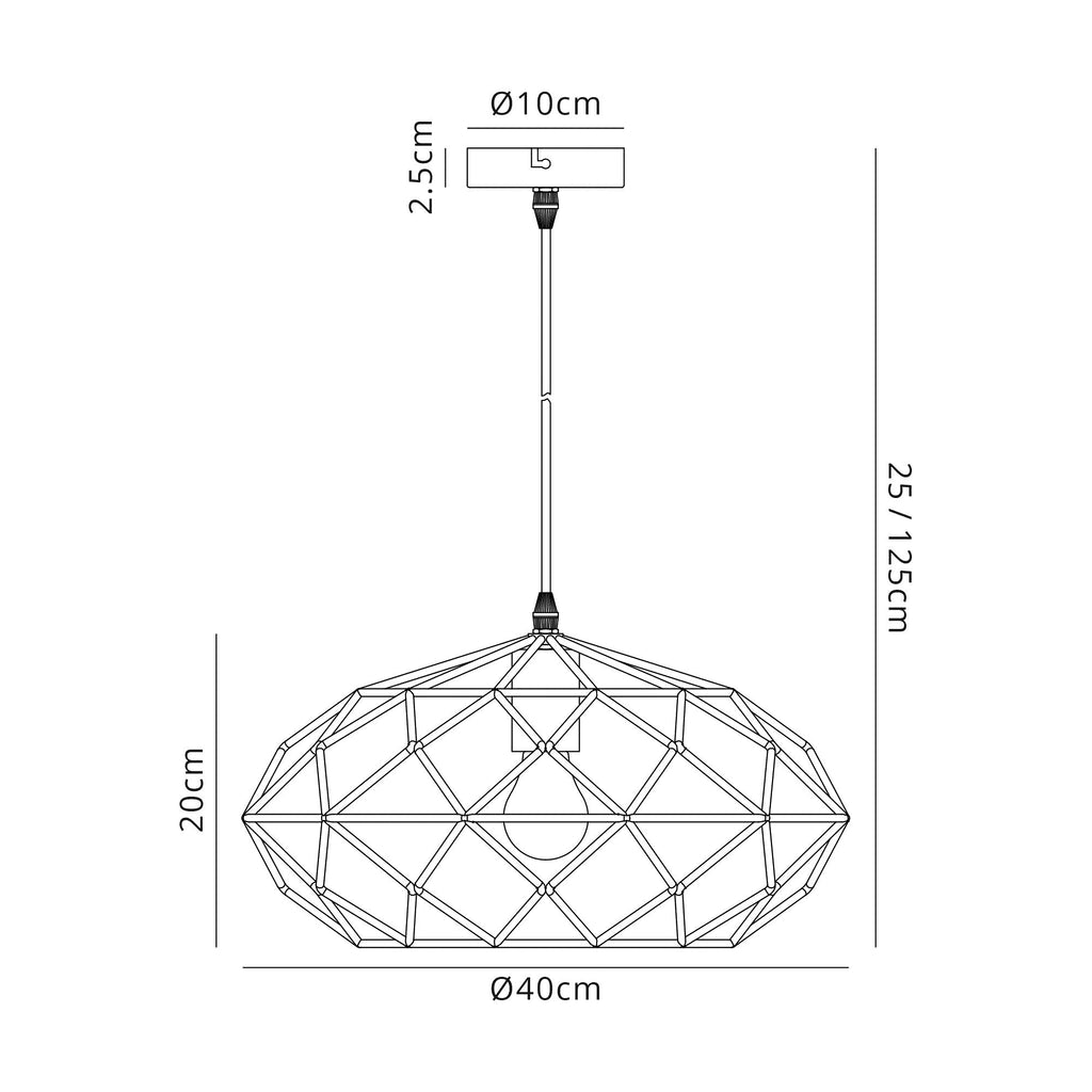 Luminosity Designs - Gilt Pendant Light - Luminosity Designs Ltd