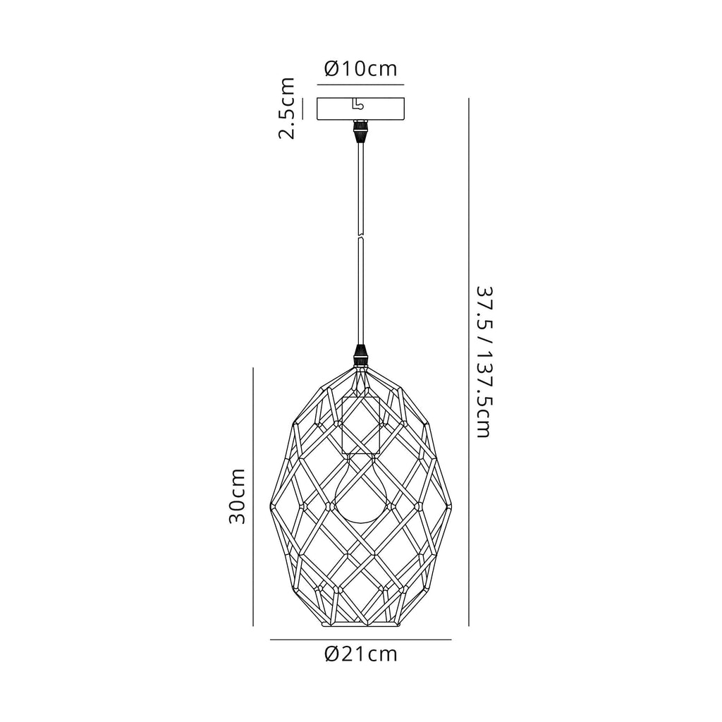 Luminosity Designs - Gilt Pendant Light - Luminosity Designs Ltd