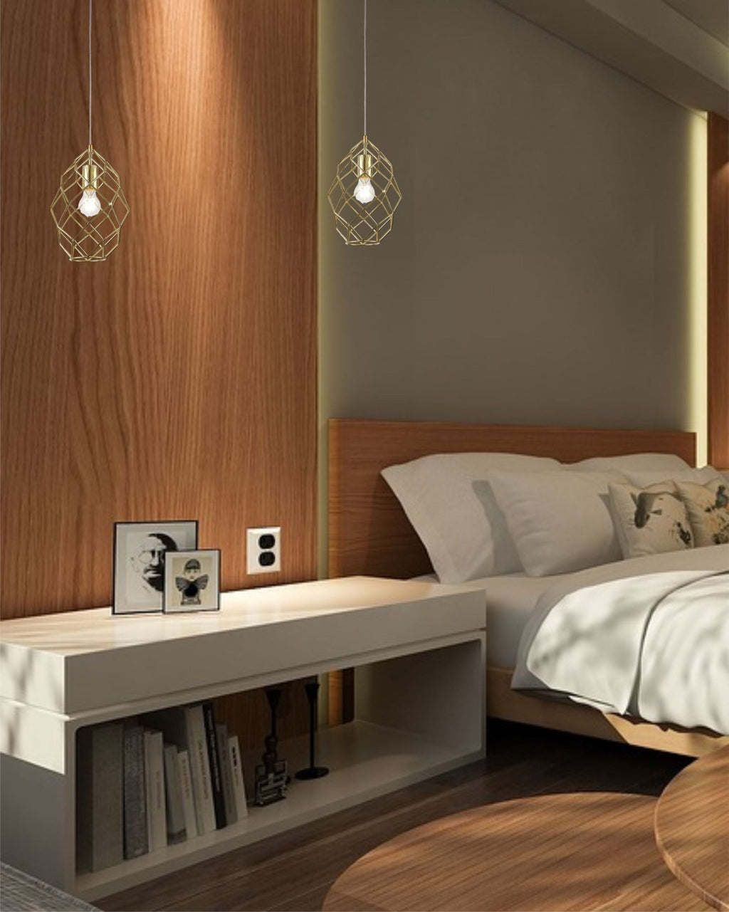 Luminosity Designs - Gilt Pendant Light - Luminosity Designs Ltd