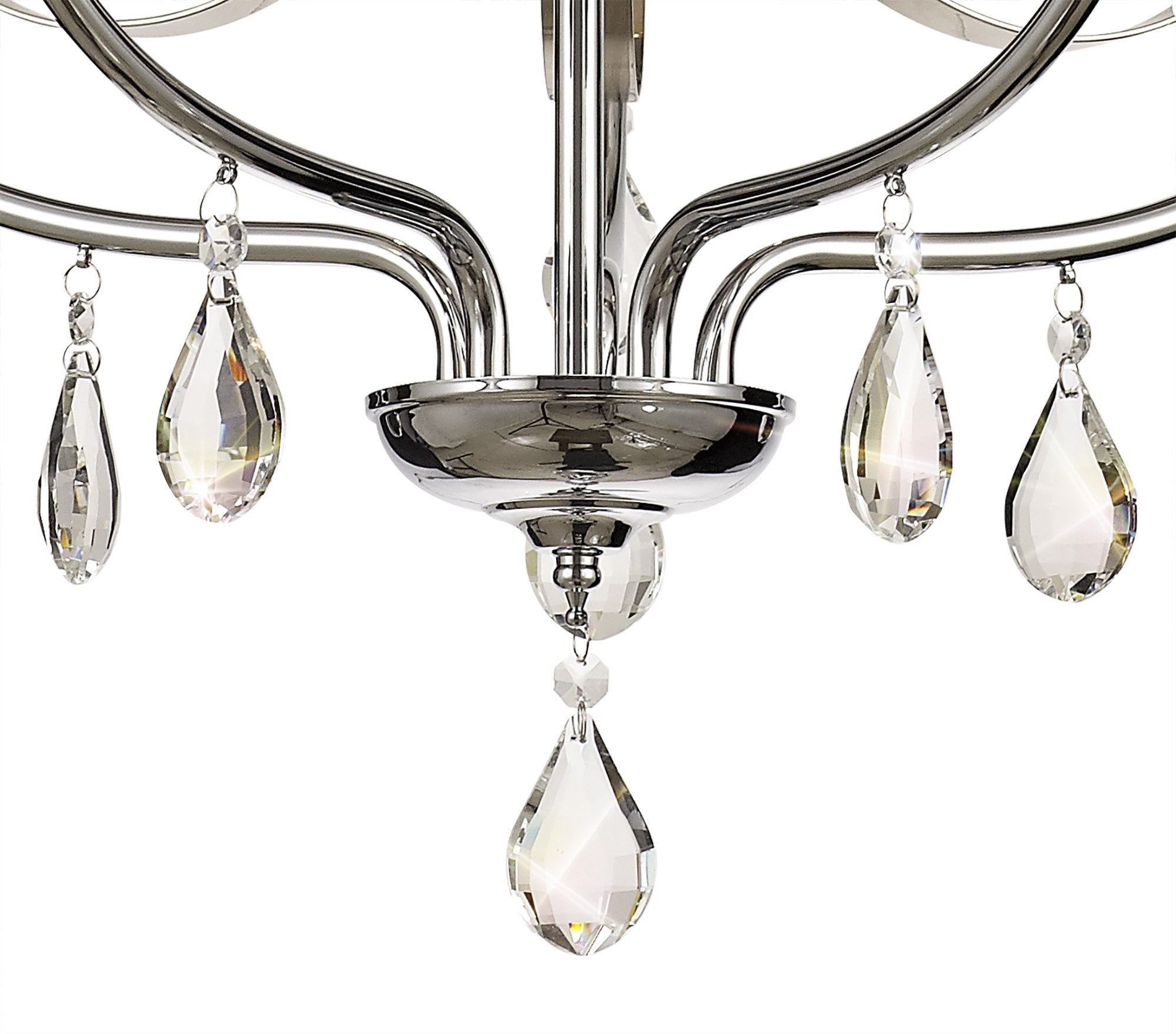 Luminosity Designs - Glitz Polished and Satin Chandelier - Luminosity Designs Ltd