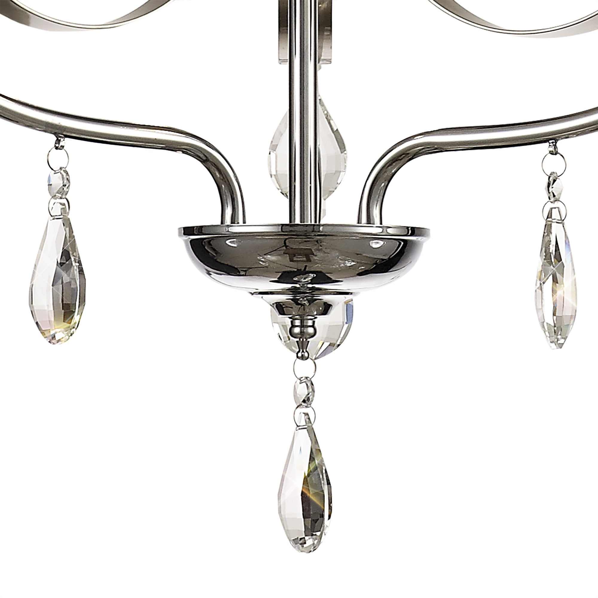 Luminosity Designs - Glitz Polished and Satin Chandelier - Luminosity Designs Ltd