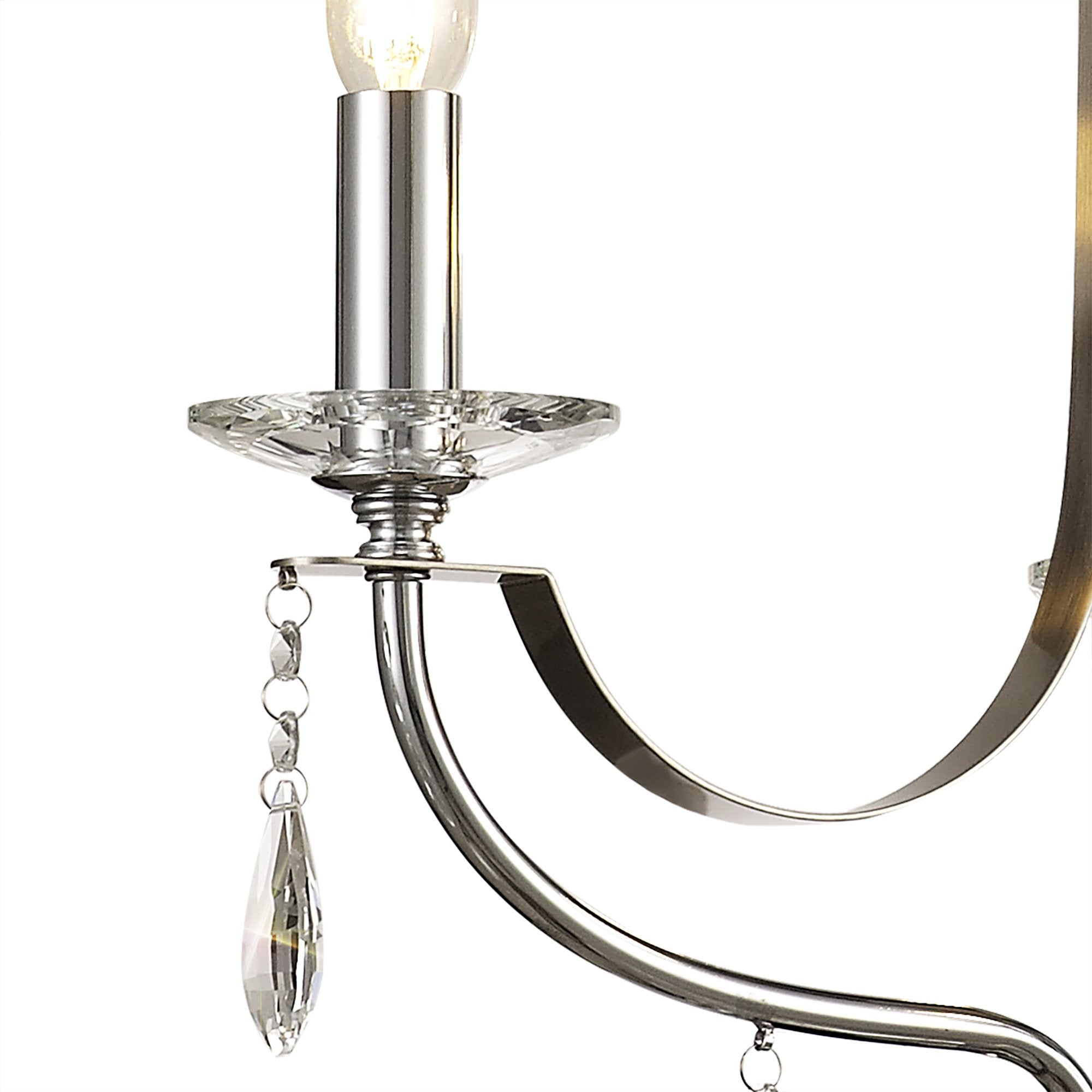 Luminosity Designs - Glitz Polished and Satin Chandelier - Luminosity Designs Ltd