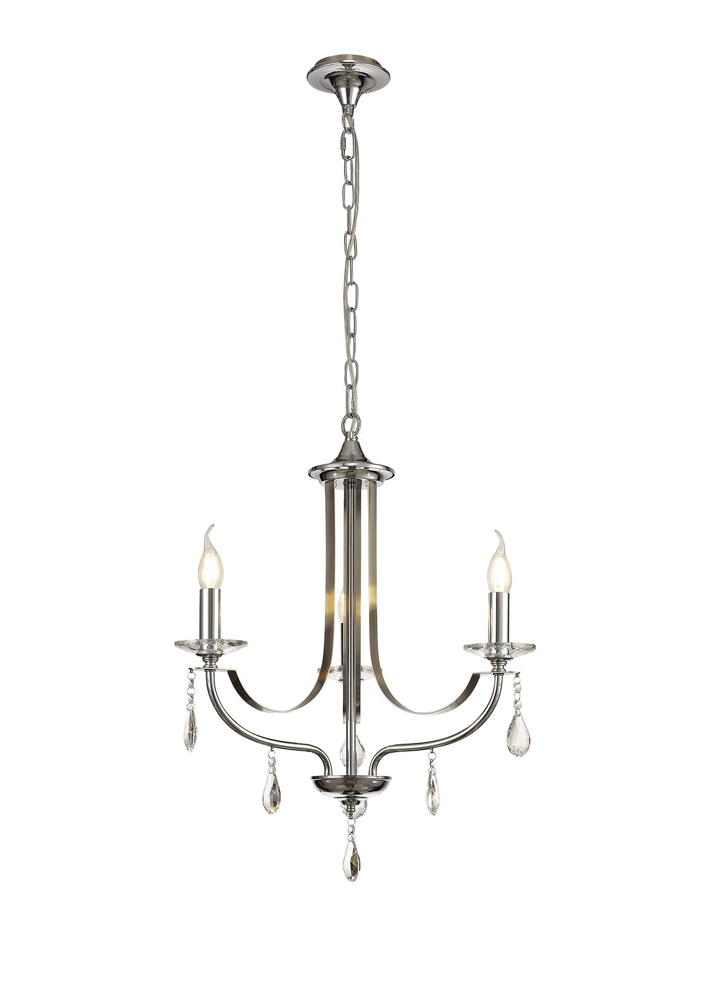Luminosity Designs - Glitz Polished and Satin Chandelier - Luminosity Designs Ltd