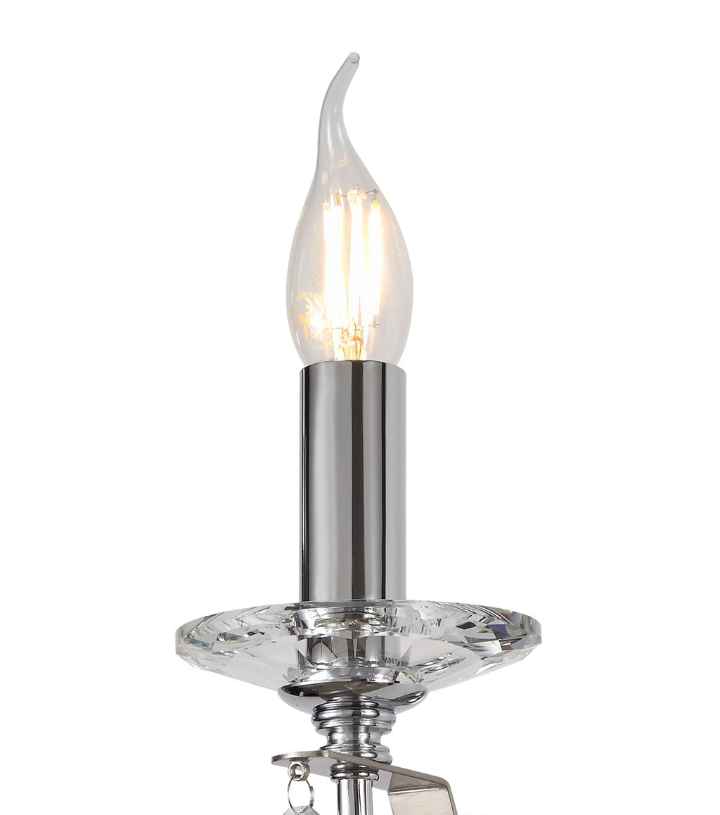 Luminosity Designs - Glitz Polished and Satin Wall Light - Luminosity Designs Ltd