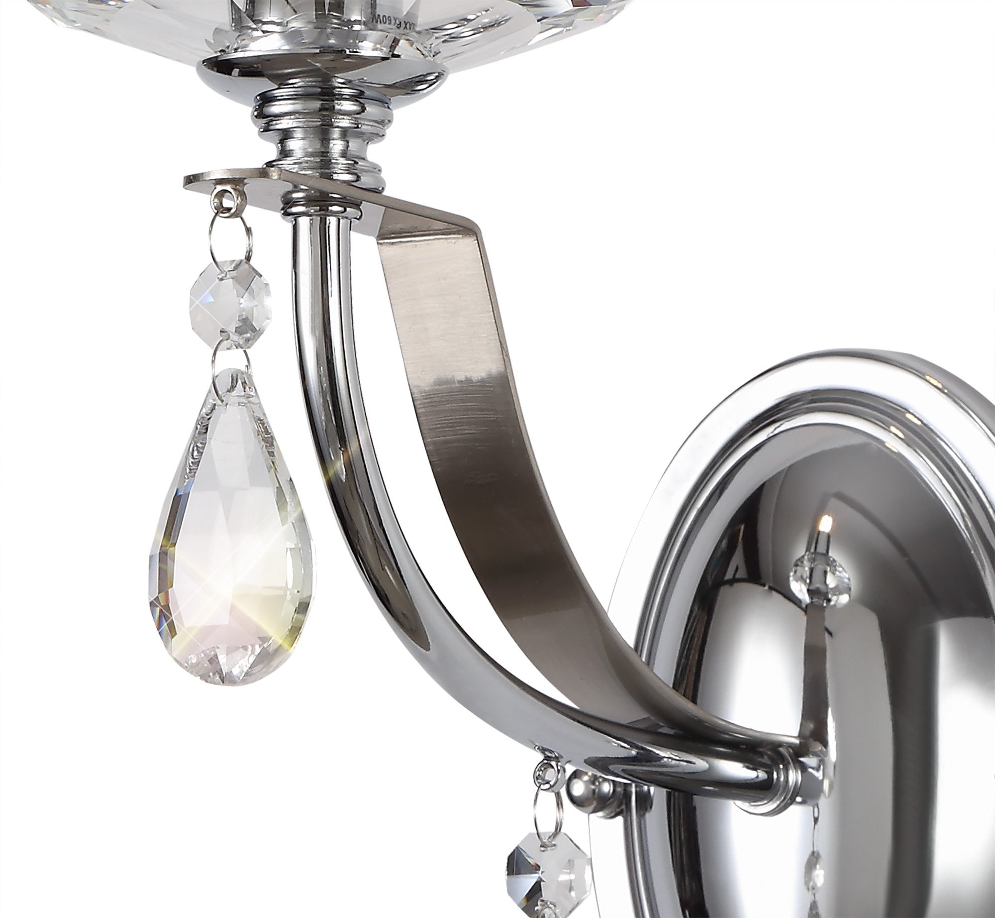 Luminosity Designs - Glitz Polished and Satin Wall Light - Luminosity Designs Ltd