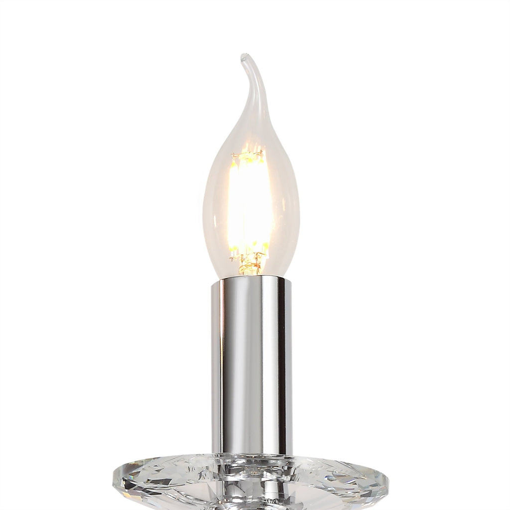 Luminosity Designs - Glitz Polished and Satin Wall Light - Luminosity Designs Ltd