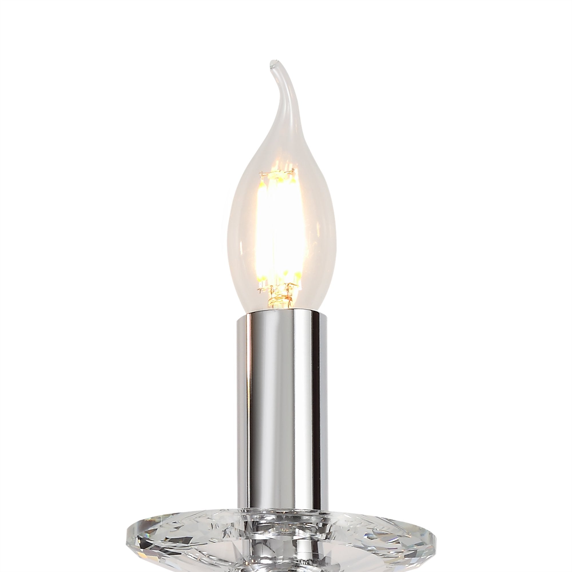 Luminosity Designs - Glitz Polished and Satin Wall Light - Luminosity Designs Ltd