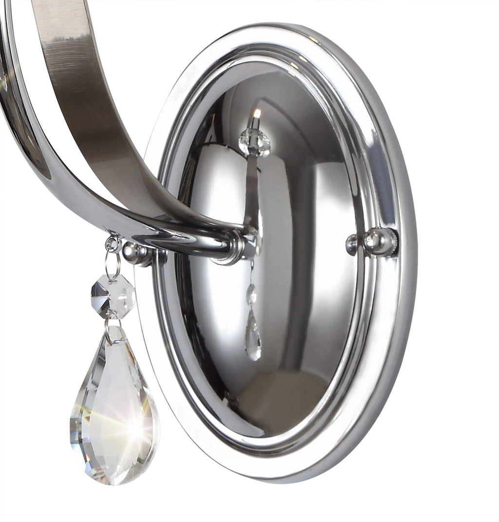 Luminosity Designs - Glitz Polished and Satin Wall Light - Luminosity Designs Ltd