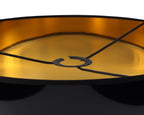Luminosity Designs - Grace Gold and Black Glossy Shade - Luminosity Designs Ltd