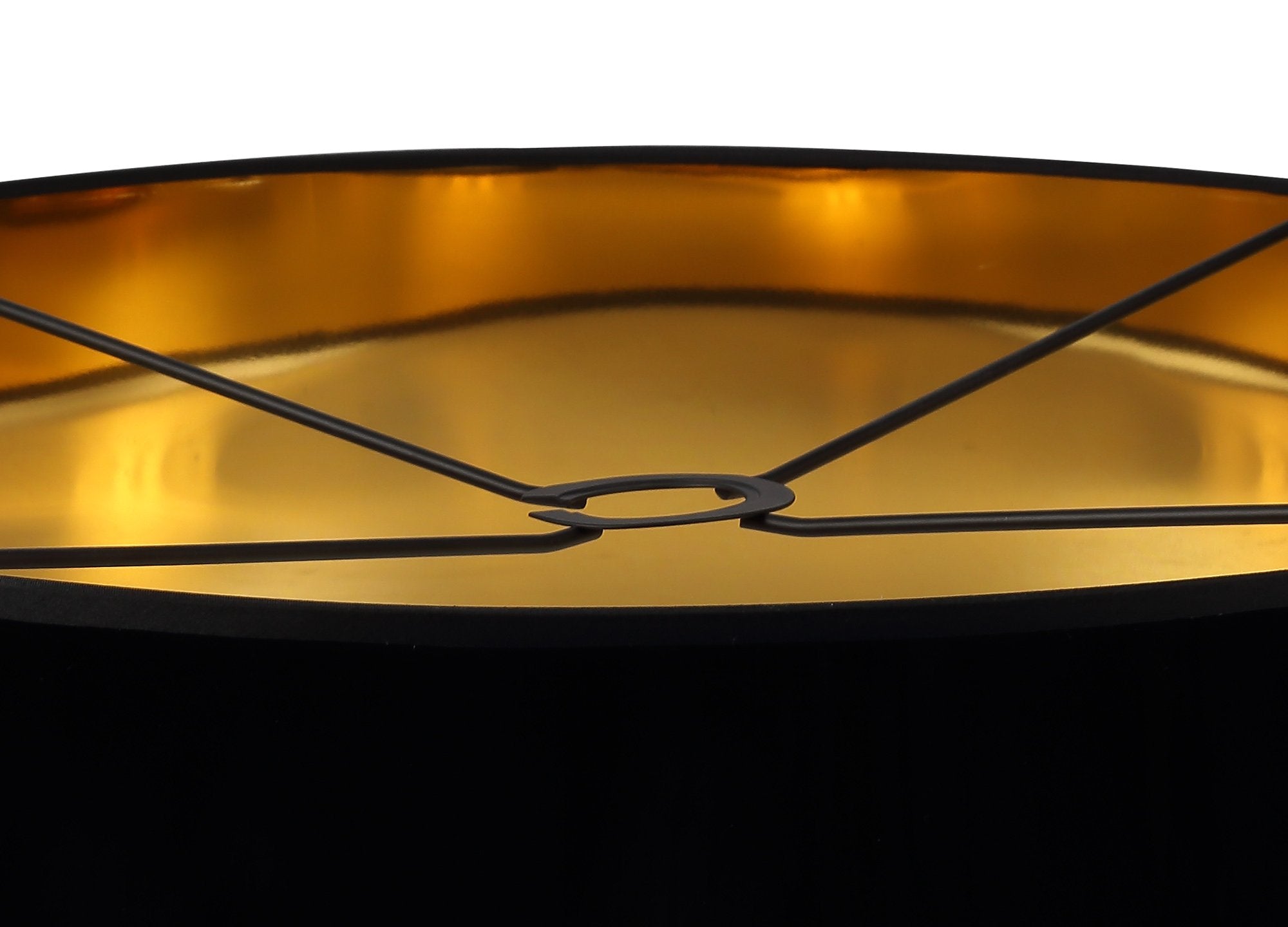 Luminosity Designs - Grace Gold and Black Glossy Shade - Luminosity Designs Ltd