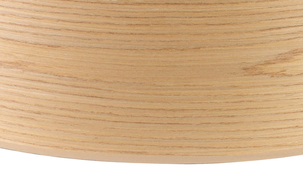 Luminosity Designs - Grace Large Round, 59.5x21cm Wood Effect Shade with Removable Shade Adaptor - Luminosity Designs Ltd