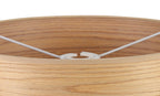 Luminosity Designs - Grace Large Round, 59.5x21cm Wood Effect Shade with Removable Shade Adaptor - Luminosity Designs Ltd