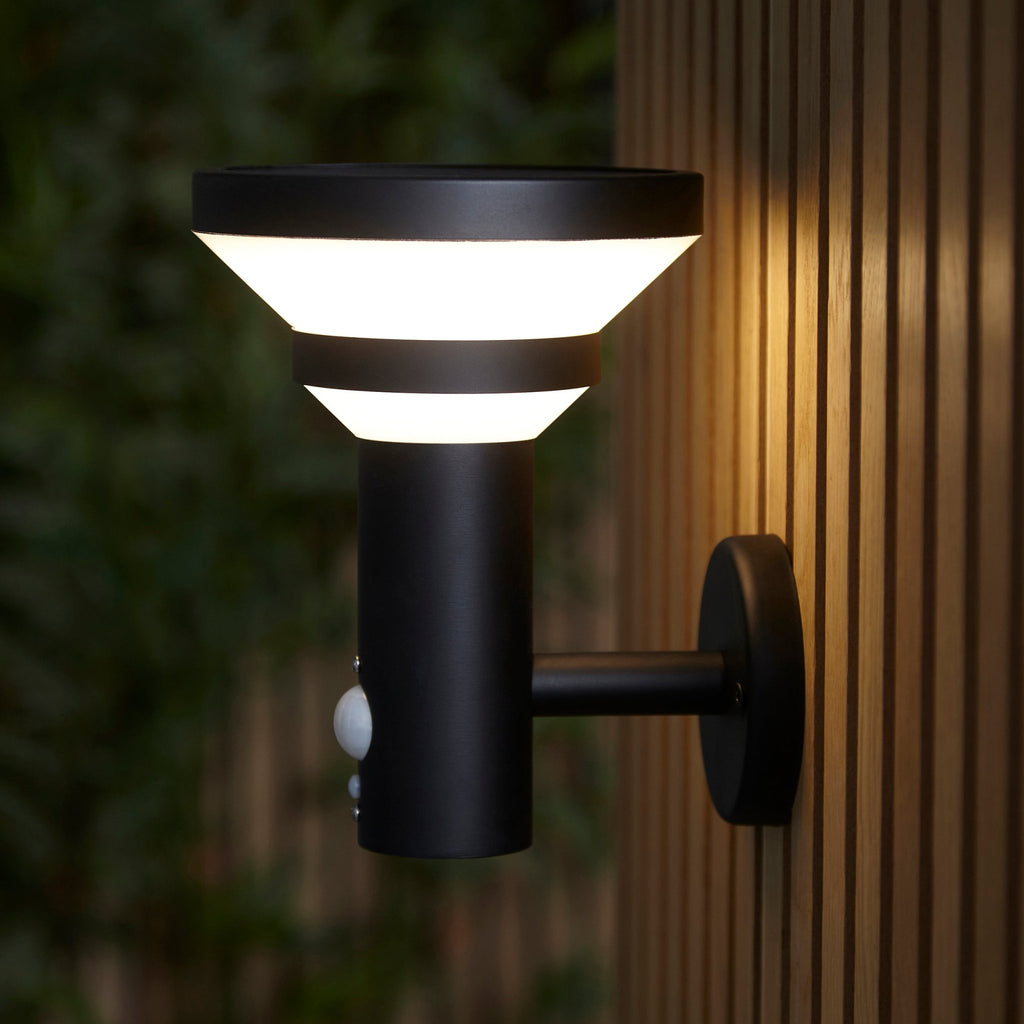 Endon - Halton II PIR Solar Wall Light - Luminosity Designs Ltd