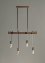 Luminosity Designs - Hamlet 4 Light Linear Ceiling Light - Luminosity Designs Ltd
