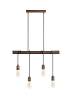 Luminosity Designs - Hamlet 4 Light Linear Ceiling Light - Luminosity Designs Ltd