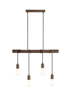 Luminosity Designs - Hamlet 4 Light Linear Ceiling Light - Luminosity Designs Ltd