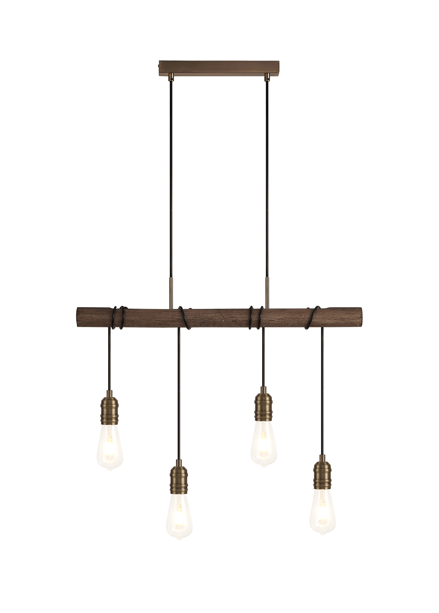Luminosity Designs - Hamlet 4 Light Linear Ceiling Light - Luminosity Designs Ltd