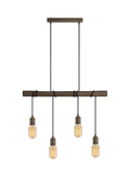 Luminosity Designs - Hamlet 4 Light Linear Ceiling Light - Luminosity Designs Ltd