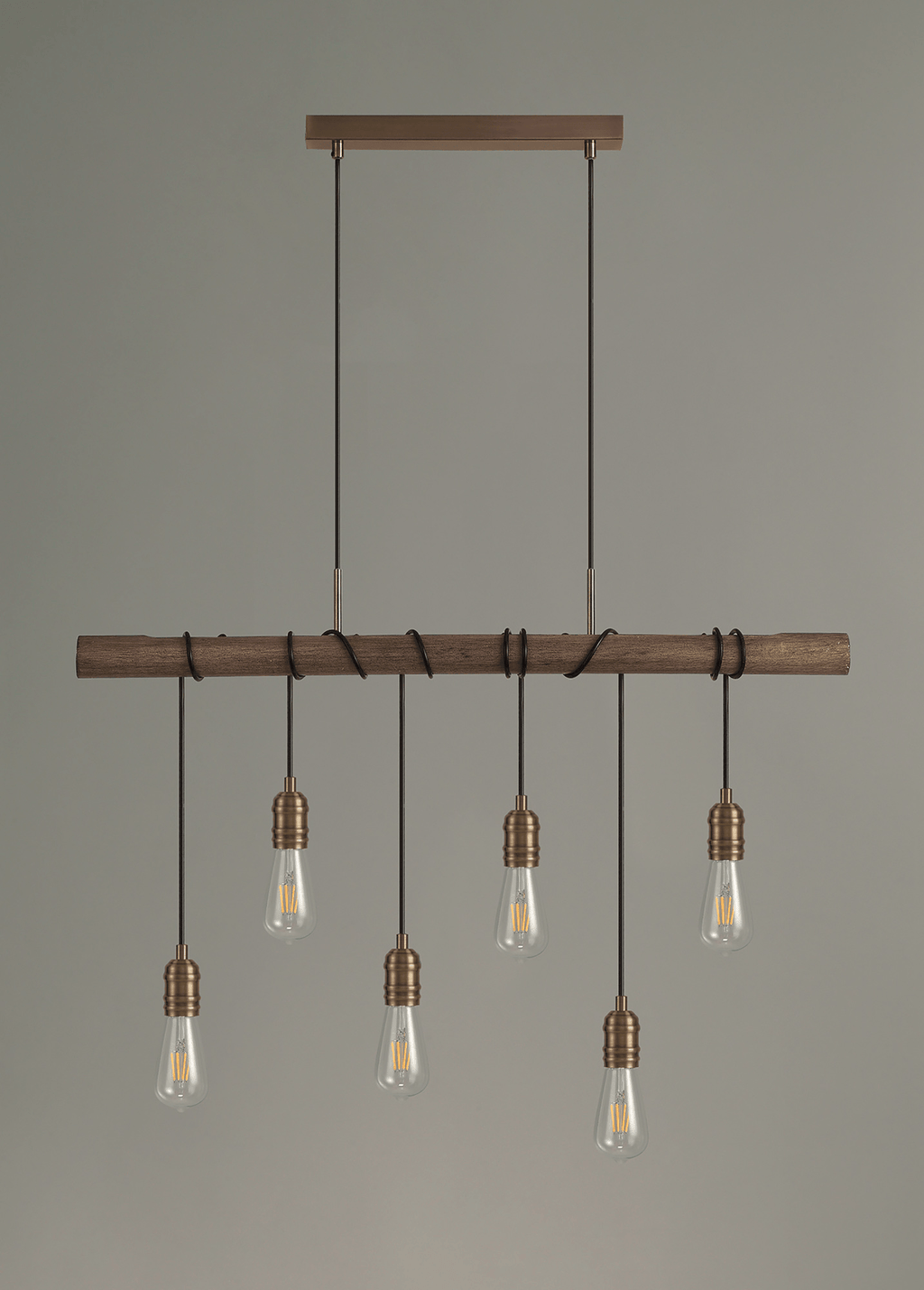 Luminosity Designs - Hamlet 6 Light Linear Ceiling Light - Luminosity Designs Ltd