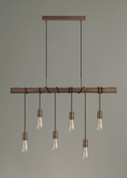 Luminosity Designs - Hamlet 6 Light Linear Ceiling Light - Luminosity Designs Ltd