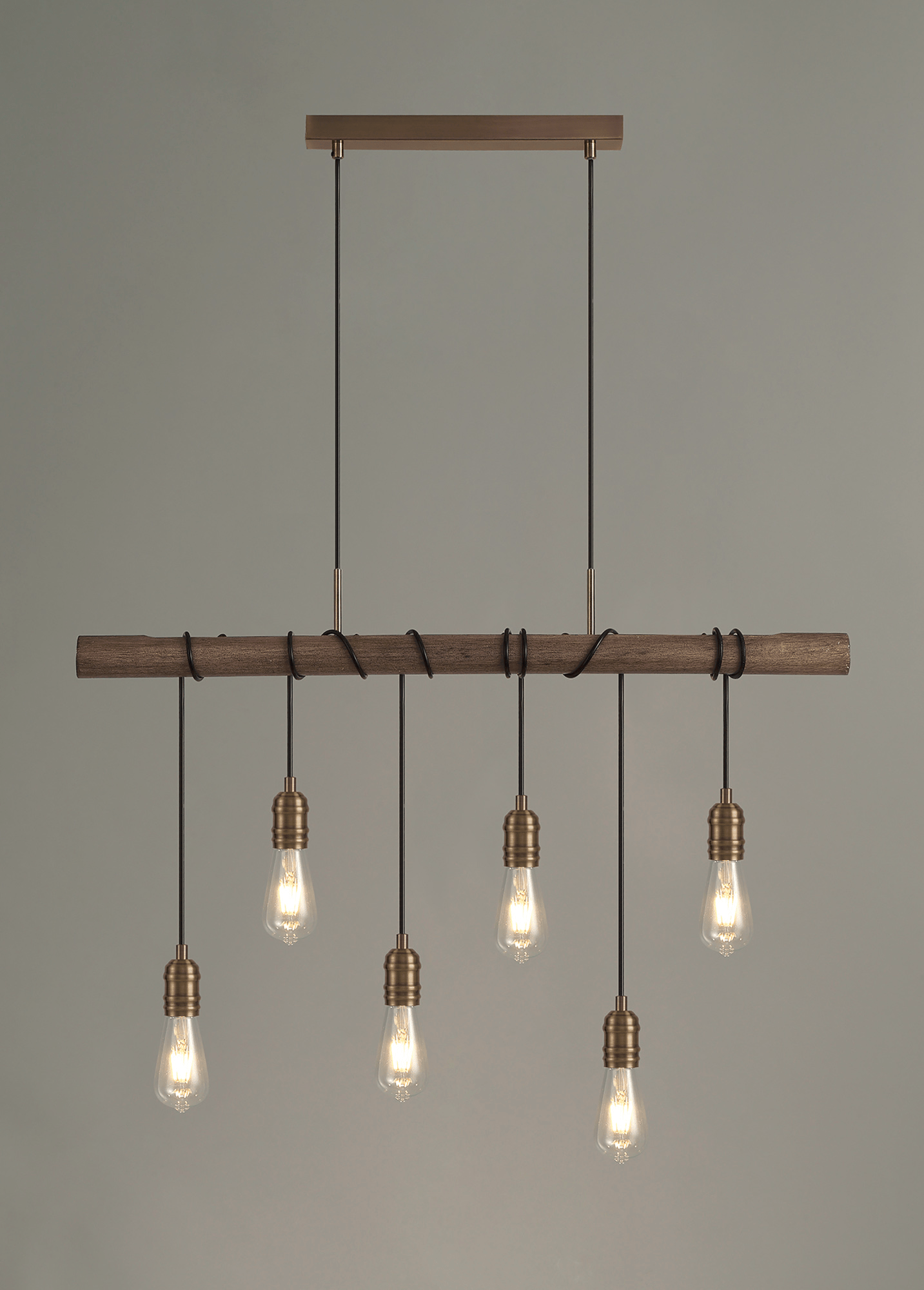 Luminosity Designs - Hamlet 6 Light Linear Ceiling Light - Luminosity Designs Ltd