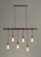 Luminosity Designs - Hamlet 6 Light Linear Ceiling Light - Luminosity Designs Ltd