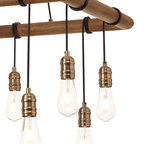 Luminosity Designs - Hamlet 8 Light Rustic Chandelier - Luminosity Designs Ltd