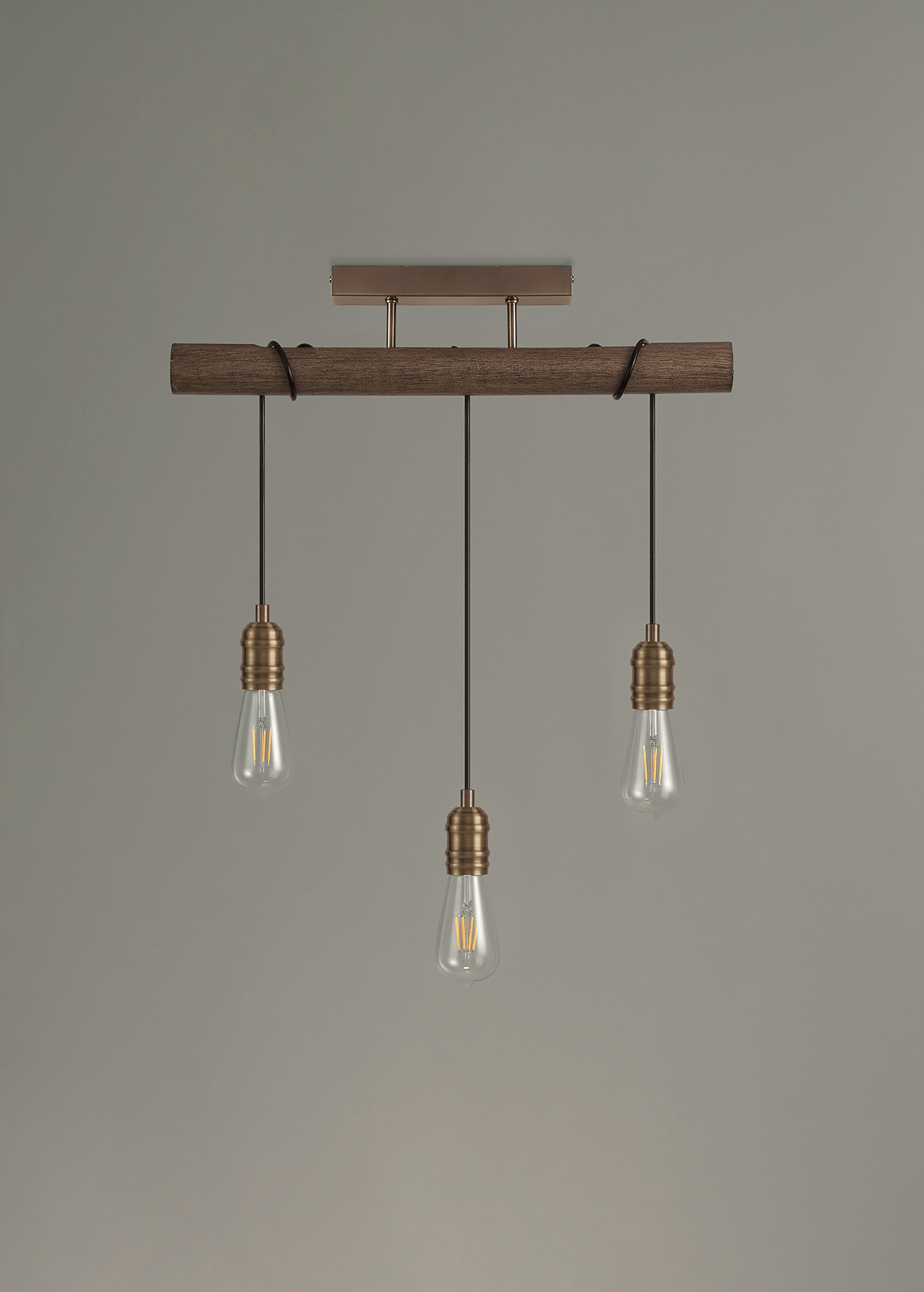 Luminosity Designs - Hamlet Semi Flush Linear Ceiling Light - Luminosity Designs Ltd