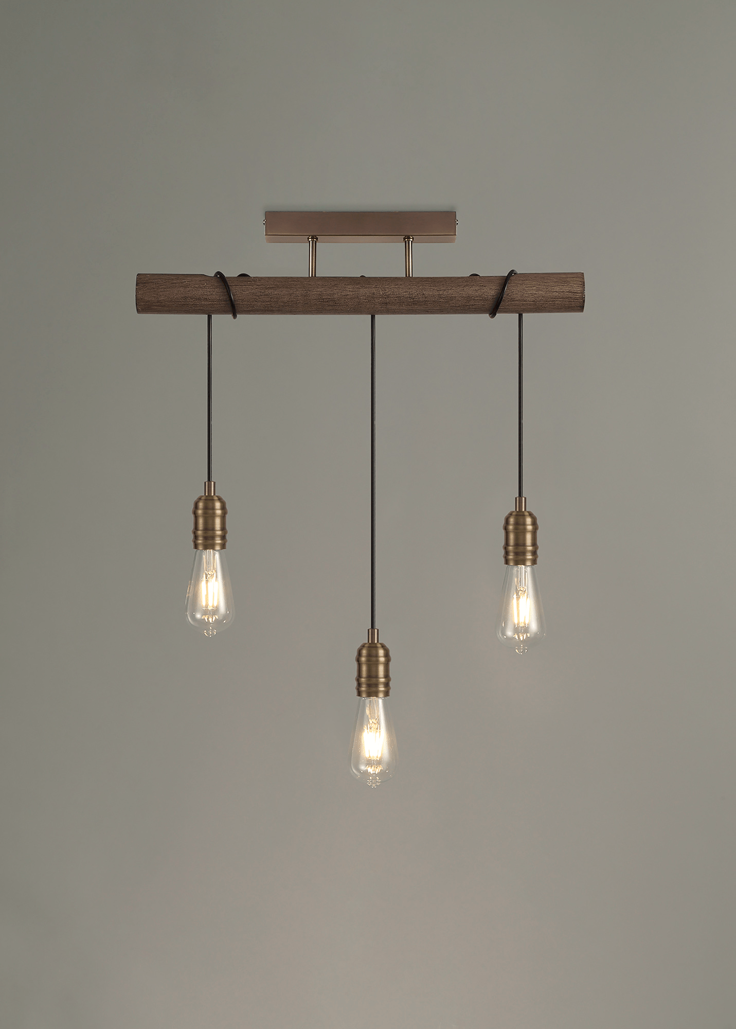 Luminosity Designs - Hamlet Semi Flush Linear Ceiling Light - Luminosity Designs Ltd