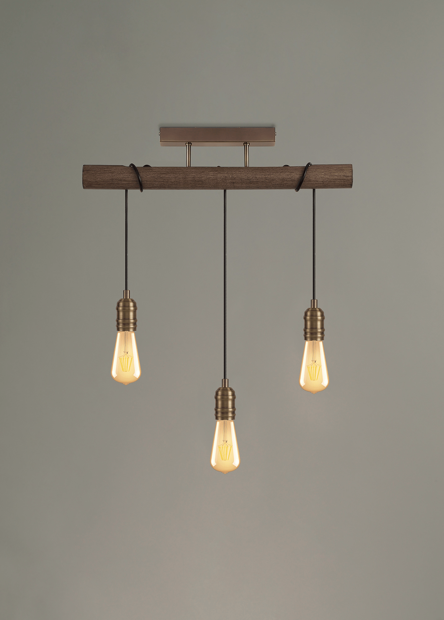 Luminosity Designs - Hamlet Semi Flush Linear Ceiling Light - Luminosity Designs Ltd