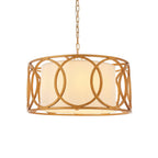 Luminosity Designs - Hampton Classic Gold and White Pendant - Luminosity Designs Ltd