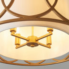 Luminosity Designs - Hampton Classic Gold and White Pendant - Luminosity Designs Ltd