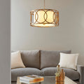 Luminosity Designs - Hampton Classic Gold and White Pendant - Luminosity Designs Ltd