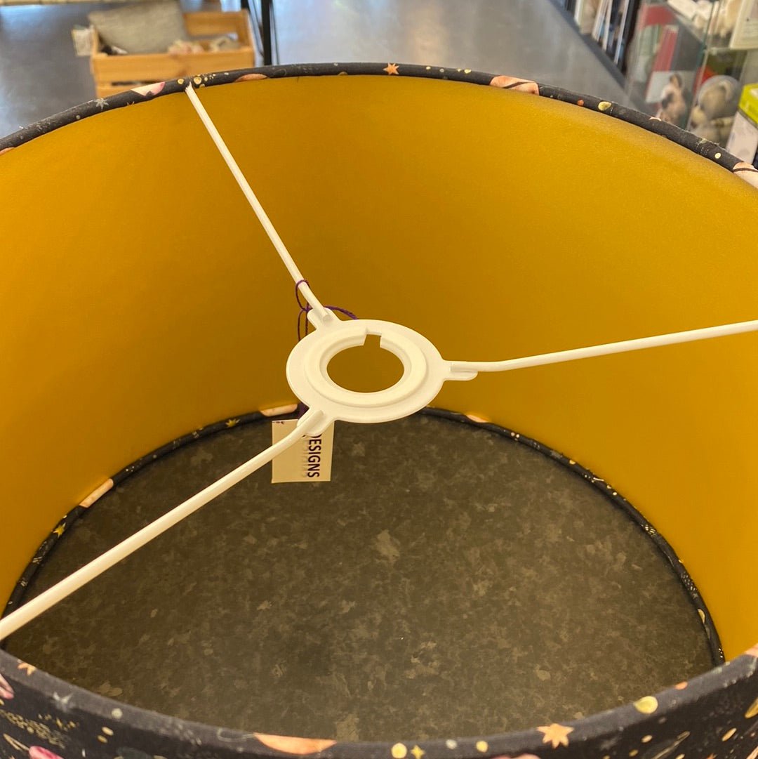 Luminosity Designs - Hand Crafted Drum Lampshade - Planets - Luminosity Designs Ltd