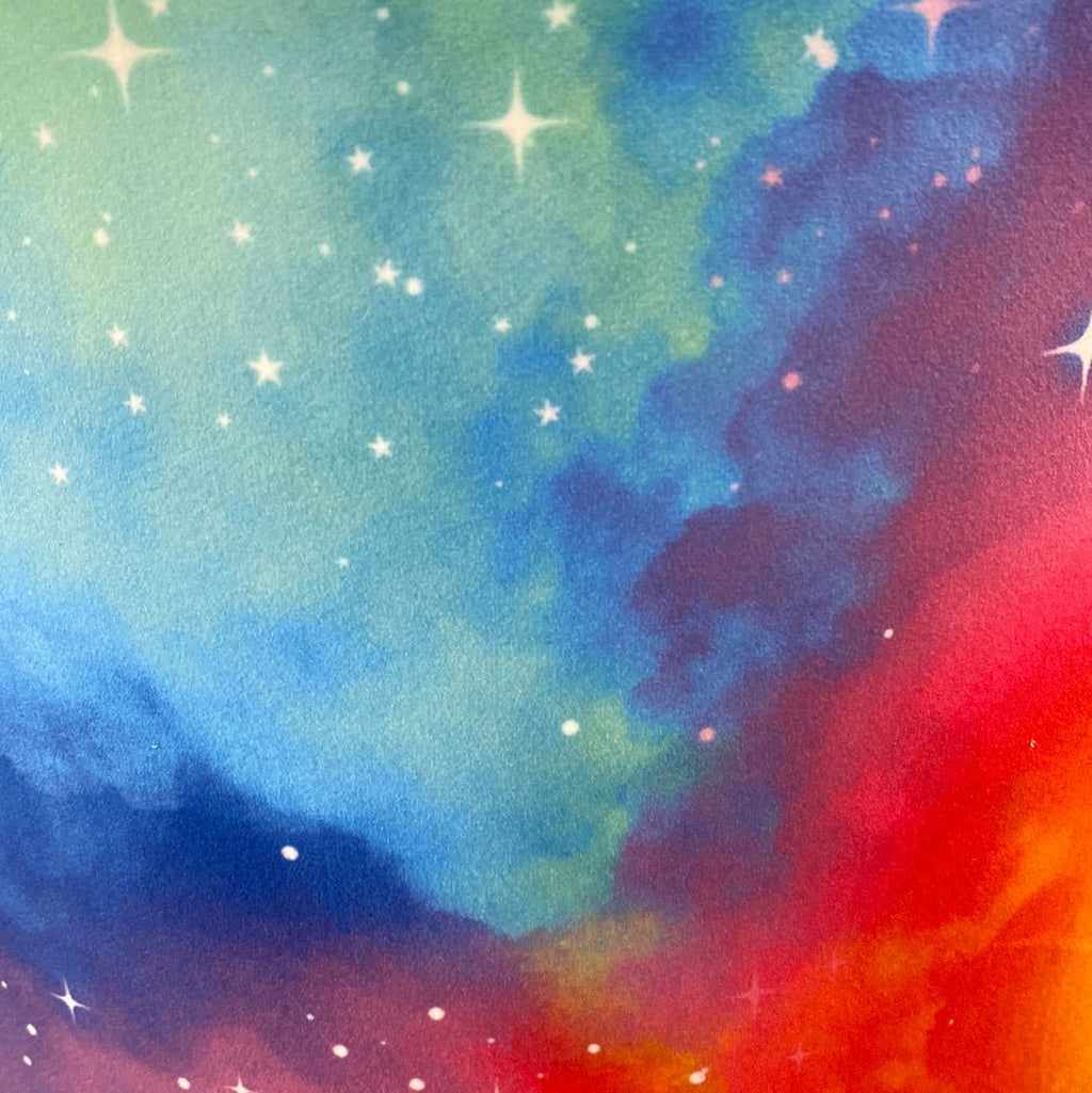 Luminosity Designs - Hand Crafted Drum Table Lampshade - Aurora - Luminosity Designs Ltd