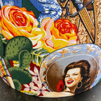 Luminosity Designs - Hand Crafted Drum Table Lampshade - Mexican Pin Up - Luminosity Designs Ltd
