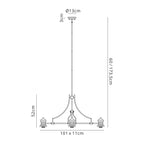 Luminosity Designs - Hanger Bar Pendant (FRAME ONLY) - Luminosity Designs Ltd